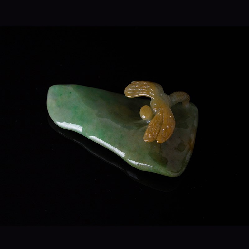 A73 蜻蜓擺飾 A貨翡翠 