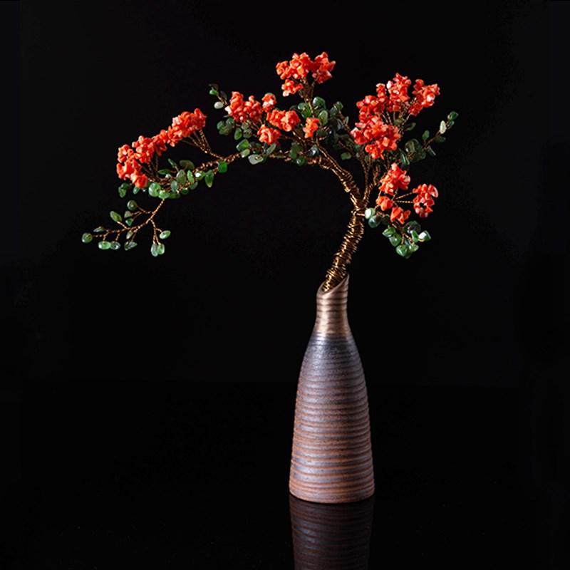 A52碧玉及台灣紅珊瑚