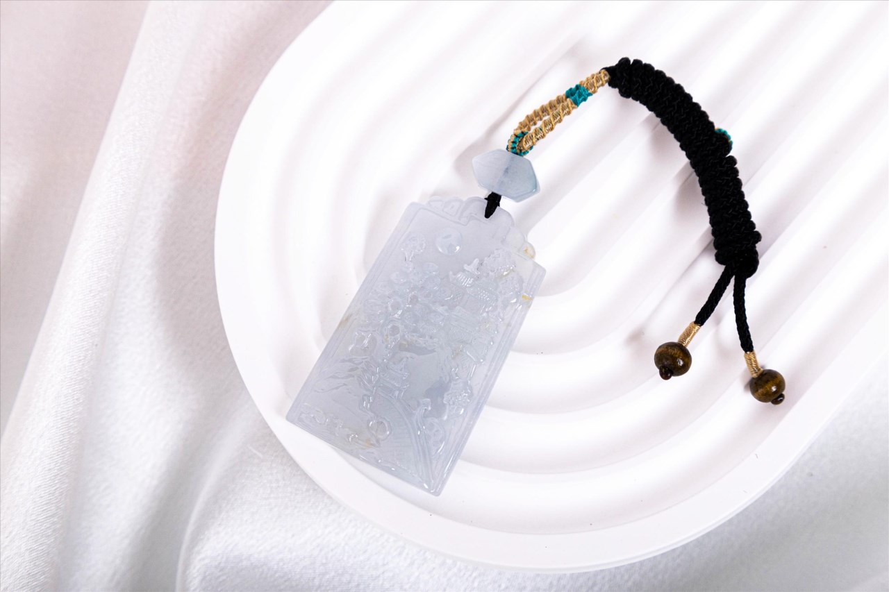 A19翡翠白淨 山光風水翡翠
