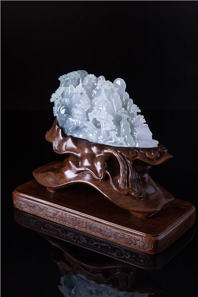 翡翠山水意境擺件