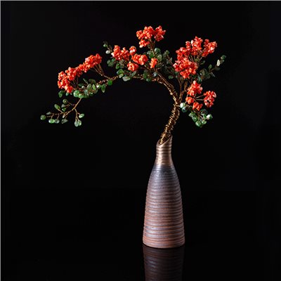 A52碧玉及台灣紅珊瑚