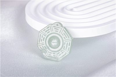 A22翡翠冰種八卦翡翠
